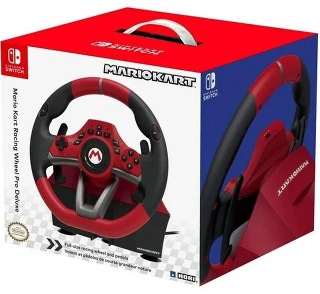 Refurbished: Hori - Red and Black, Super Mario Kart Edition, Deluxe Pro ...