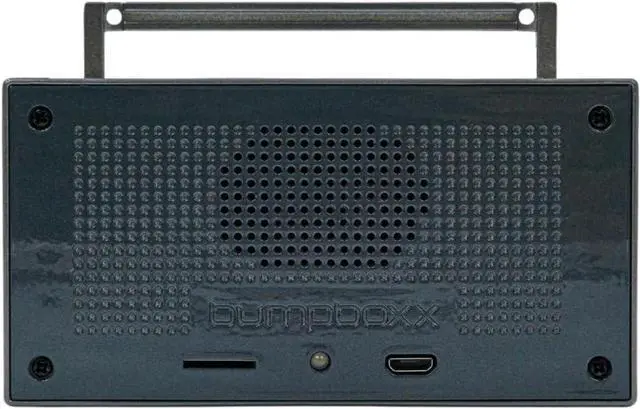 Alt view image 2 of 4 - Microboom Speaker Boombox Bluetooth, Gunmetal Grey