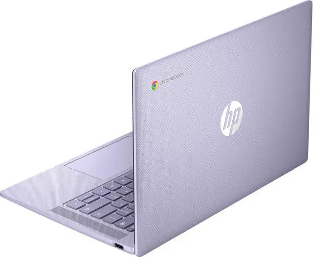 Alt view image 4 of 6 - HP 14a-nf 14" Chromebook Intel Processor N100 4GB 128GB Chrome OS - Purple