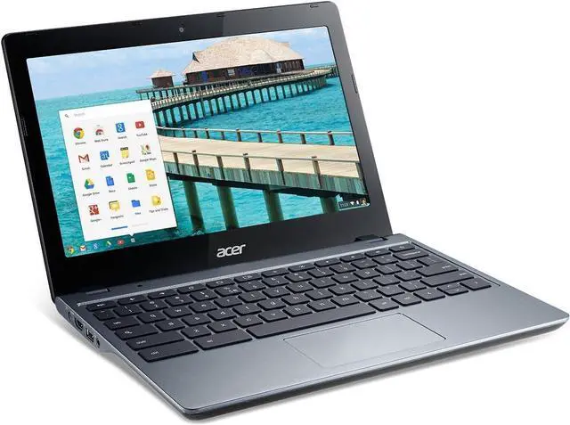 Alt view image 9 of 12 - Acer C720 Grade A Chromebook Intel Celeron 2955U (1.40 GHz) 2 GB Memory 16 GB SSD 11.6" 1366 x 768 Chrome OS