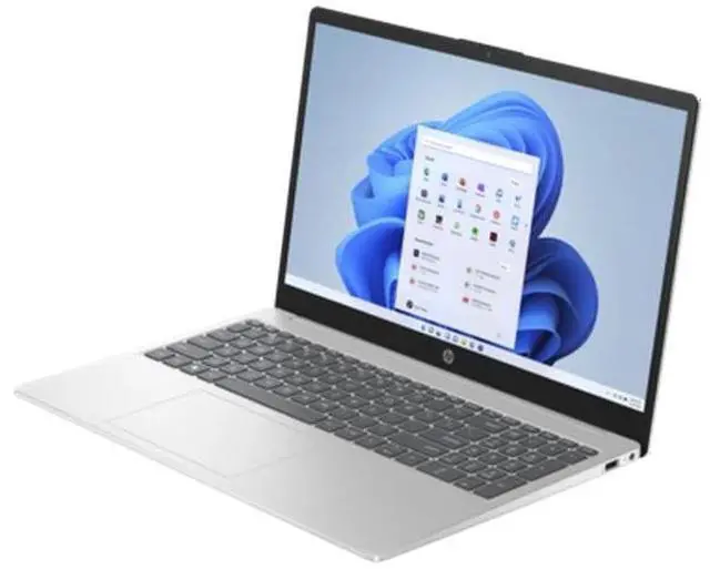 Alt view image 2 of 5 - HP 15-FD0 15.6" HD Laptop - Intel Core i5-1235U - 8GB, 256GB, Silver, W11H