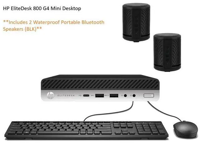Alt view image 6 of 7 - HP EliteDesk 800 G4 Mini Desktop Intel i5-8500T, 2.1GHz, 8GB, 256GB, W11P