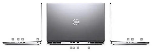 Alt view image 3 of 5 - Dell Precision 7760 17.3" FHD Laptop Intel Xeon W-11855M 64GB 1TB Win10P
