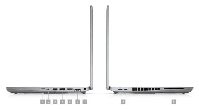 Alt view image 3 of 5 - Dell Latitude 5521 15.6" HD Laptop Intel Core i7-11850H 32GB 1TB W11P