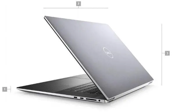 Alt view image 2 of 5 - Dell Precision 5760 17" FHD+ Laptop Intel Core i7-11850H 32GB 512GB W10P