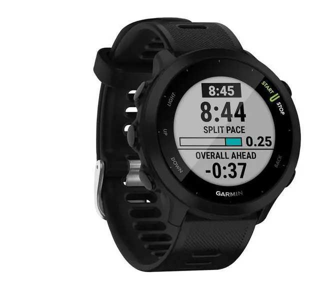 Alt view image 2 of 7 - Garmin Forerunner 55 GPS Running Smartwatch and Fitness Tracker, Black