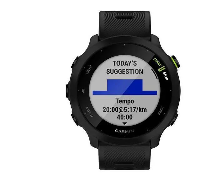 Alt view image 3 of 7 - Garmin Forerunner 55 GPS Running Smartwatch and Fitness Tracker, Black