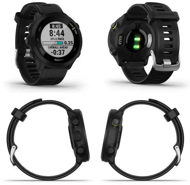 Alt view image 5 of 7 - Garmin Forerunner 55 GPS Running Smartwatch and Fitness Tracker, Black