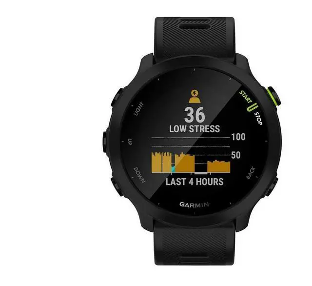 Alt view image 6 of 7 - Garmin Forerunner 55 GPS Running Smartwatch and Fitness Tracker, Black