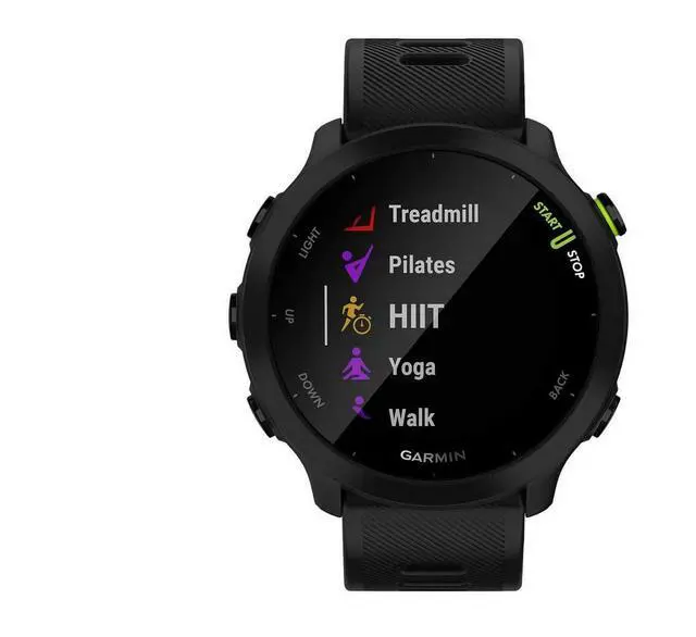 Alt view image 4 of 7 - Garmin Forerunner 55 GPS Running Smartwatch and Fitness Tracker, Black