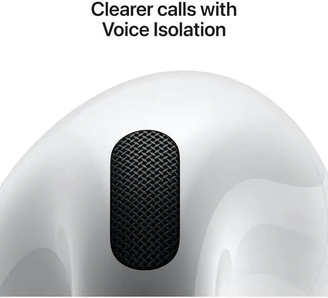 Alt view image 3 of 6 - Apple AirPods 4 Wireless Earbuds - MXP63LL/A