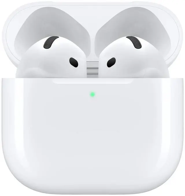 Alt view image 10 of 10 - Apple MXP93LL/A AirPods 4th Gen with Active Noise Cancellation, White