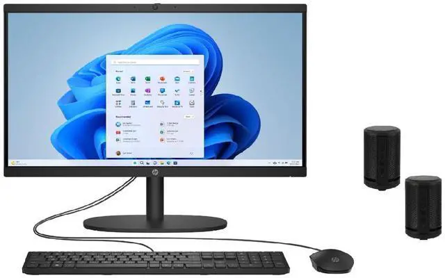 Alt view image 6 of 7 - HP 22-DG 21.45" FHD AIO Intel J5040 2.0GHz 8GB 128GB W11H + 2 BT Speakers