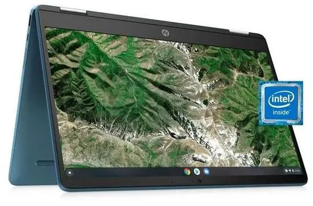 Main image of HP Chromebook x360 14a-ca 14" HD 2-in-1 Touch Celeron N4020 4GB 64GB ChromeOS