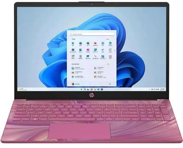 Alt view image 5 of 5 - HP 15-FD 15.6" HD Touch Laptop Intel N200 1.0Ghz, 8GB, 256GB, W11H - Plum