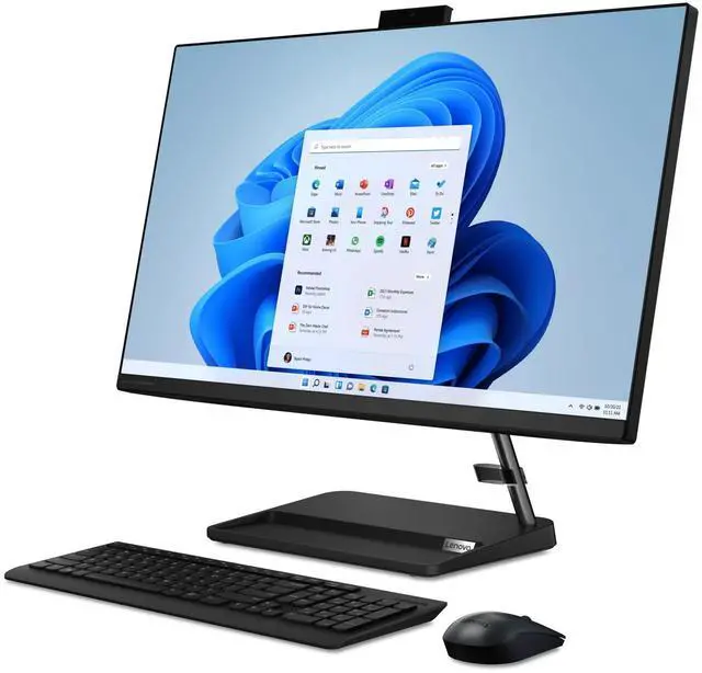 Alt view image 3 of 7 - Lenovo IdeaCentre AIO 3i 27" FHD Touch PC Intel Core i5-12450H 8GB 512GB Win11H