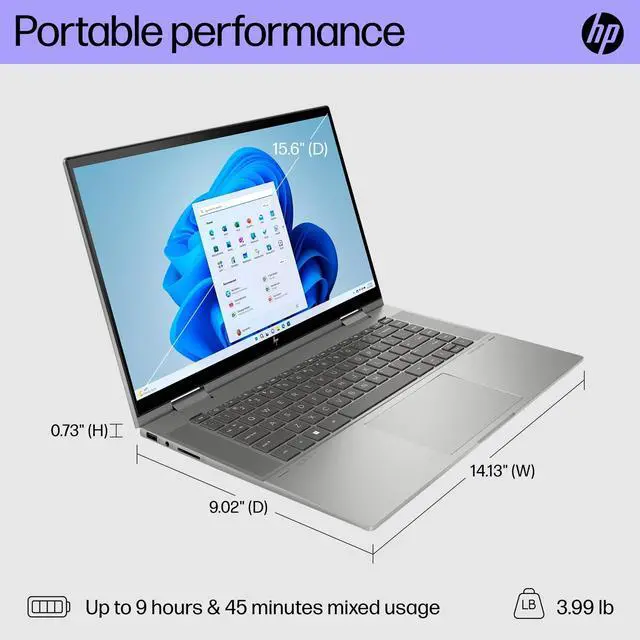 Alt view image 6 of 7 - HP Envy x360 15-ew1082wm 15.6" FHD 2-in-1 Laptop Intel Core i7 12GB 512GB Win11H