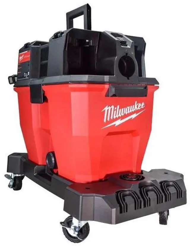Alt view image 3 of 4 - Milwaukee 0920-20 M18 Fuel 9 Gallon Dual-Battery Wet/Dry Vacuum - Tool Only