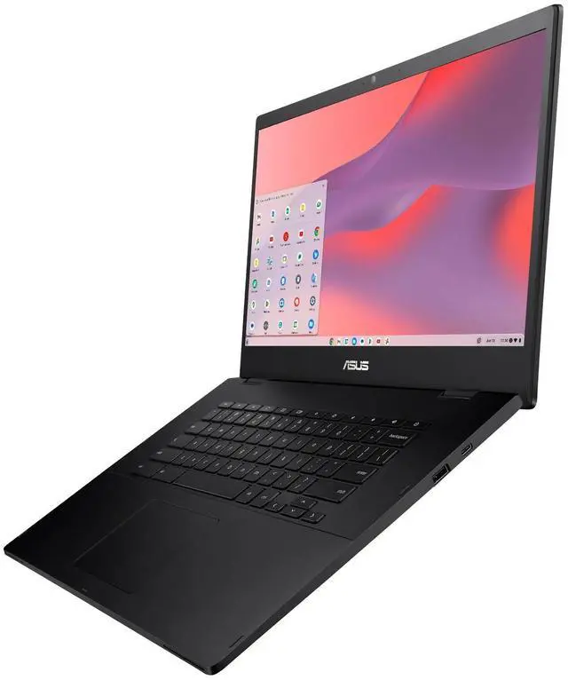 Alt view image 3 of 7 - ASUS Chromebook CX1 15.6" FHD Laptop Intel Celeron N4500 4GB 128GB ChromeOS