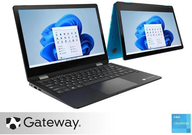 Main image of Gateway GWTC116 11.6" HD 2-in-1 Laptop, N4020, 4GB, 64GB, Windows 11 Home