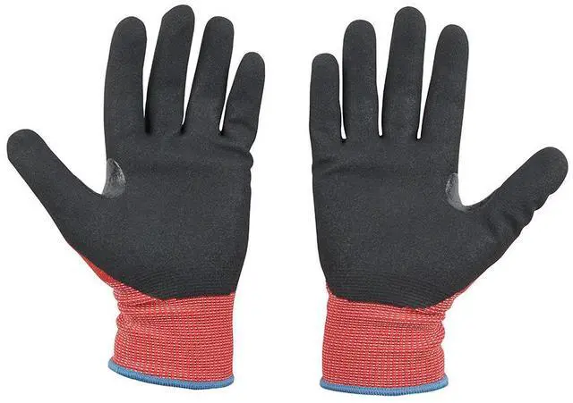 Alt view image 4 of 5 - Milwaukee 12 Pair Cut Level 2 Nitrile Dipped Gloves - Small - 12pk