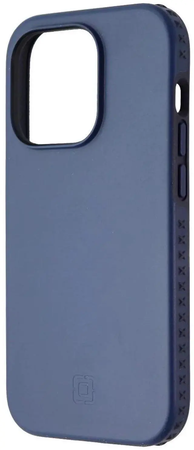 Alt view image 2 of 7 - Incipio Grip Series Case for Apple iPhone 14 Pro - Midnight Navy/Inkwell Blue