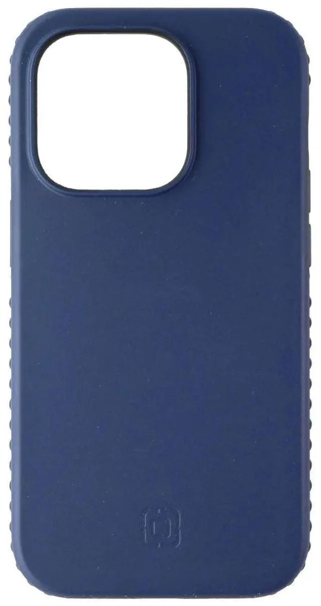 Alt view image 3 of 7 - Incipio Grip Series Case for Apple iPhone 14 Pro - Midnight Navy/Inkwell Blue
