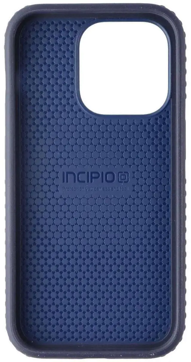 Alt view image 7 of 7 - Incipio Grip Series Case for Apple iPhone 14 Pro - Midnight Navy/Inkwell Blue