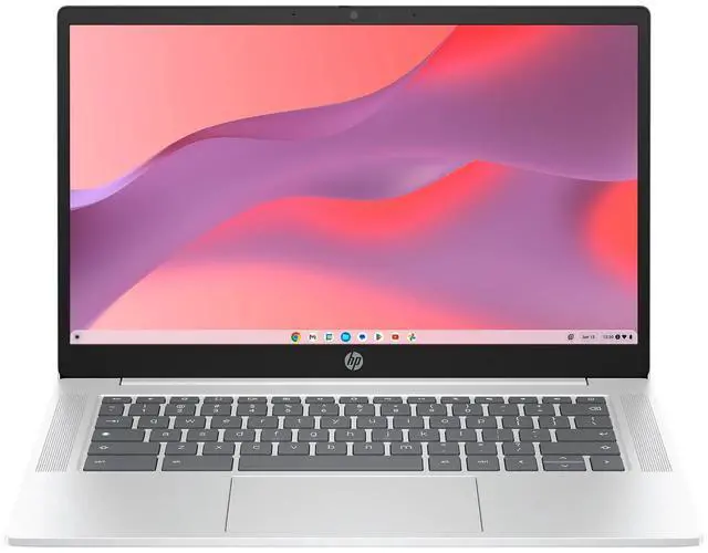 Main image of HP 14a-nf0201ds 14" HD Touchscreen Chromebook Intel N100 4GB 128GB ChromeOS