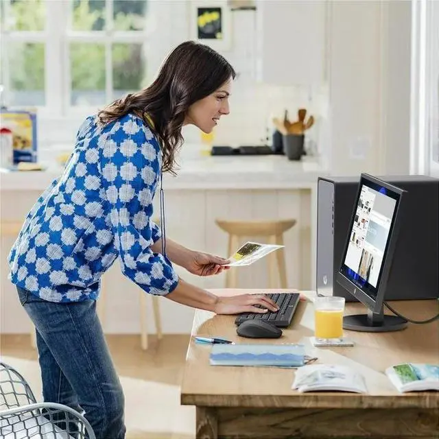 Alt view image 4 of 5 - HP OmniDesk Desktop, Intel Ultra 5 225, 16GB, 1TB, W11, Brown,  M03-0155t