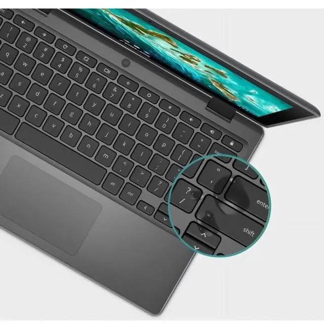 Alt view image 2 of 5 - Asus Flip CR1100FKA-YZ182T 11.6" TS Rugged Chromebook, N5100, 8GB, 32GB