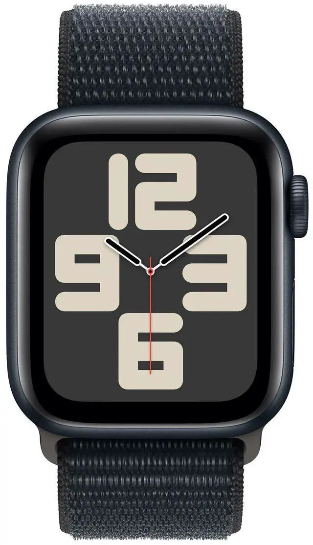 Alt view image 2 of 7 - Apple Watch SE 2nd Gen 40mm Smartwatch with GPS, Midnight
