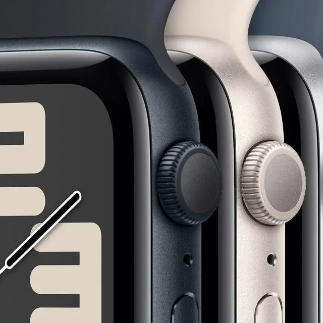 Alt view image 3 of 7 - Apple Watch SE 2nd Gen 40mm Smartwatch with GPS, Midnight