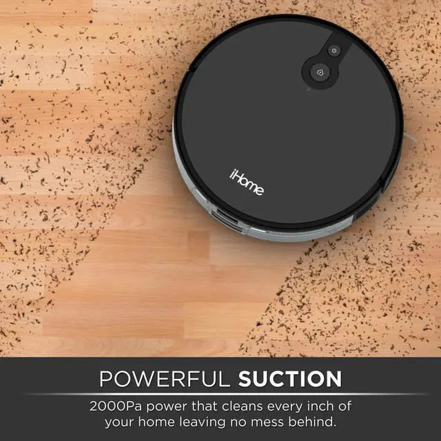 Alt view image 4 of 5 - iHome AutoVac Eclipse Robot Vacuum - iHRV10Y-BLK