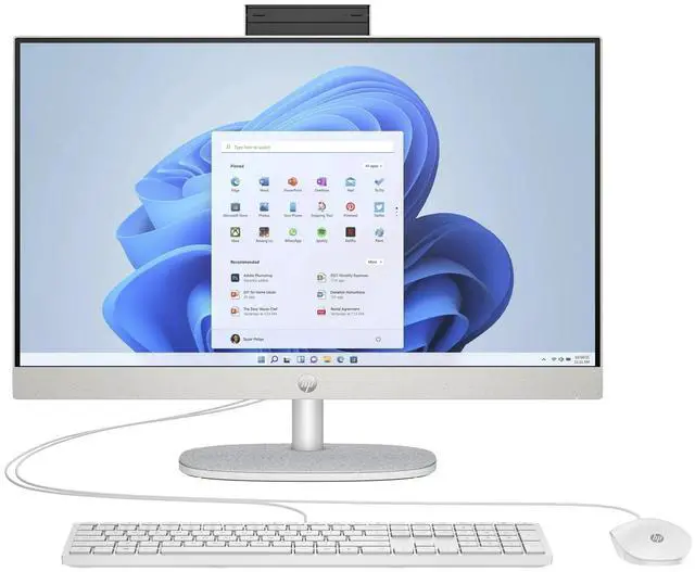 Alt view image 19 of 19 - HP 24-cr0000a 24-cr0110 All-in-One Computer - AMD Athlon Silver 7120U Dual-core (2 Core) - 8 GB RAM LPDDR5 - 256 GB M.2 PCI Express NVMe SSD - 23.8" Full HD 1920 x 1080 Touchscreen Display - Desk