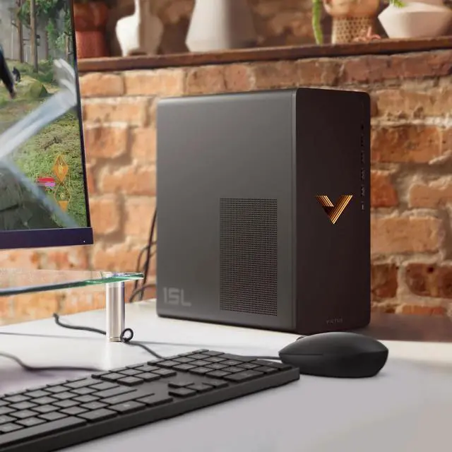 Alt view image 5 of 5 - HP Victus 15L Gaming Desktop PC Intel Core i7-14700F 16GB 1TB + 1TB Win11H