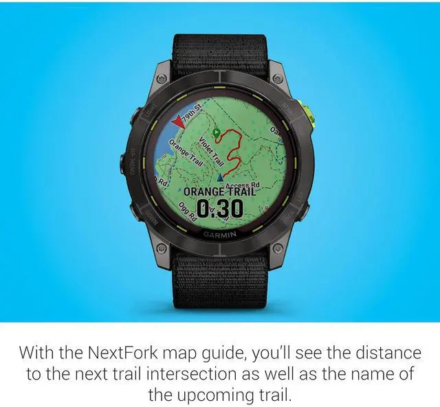 Alt view image 6 of 6 - Garmin Enduro 2 1.4" Smartwatch with GPS, Black - 010-02754-01