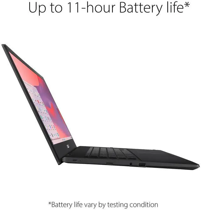 Alt view image 6 of 7 - ASUS Chromebook CX1 15.6" FHD Laptop Intel Celeron N4500 4GB 128GB ChromeOS