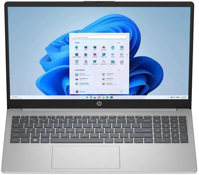HP 15-FD0133 Core™ i3-N305 256GB SSD 8GB 15.6" (1920x1080) WIN11 NATURAL SILVER