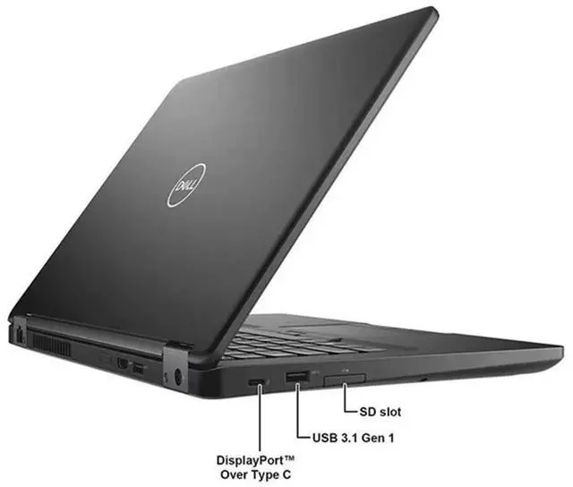Alt view image 4 of 5 - Dell Latitude 5490 Laptop 14" FHD Intel i5-8350U 1.7GHz 16GB 256GB W10 P