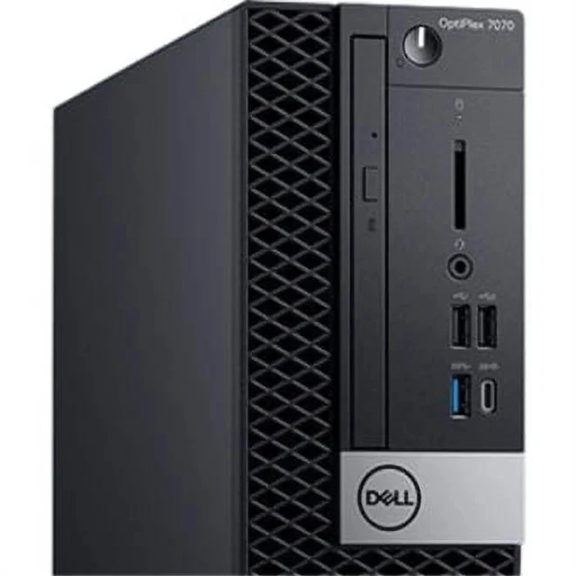 Alt view image 8 of 8 - Dell Optiplex 7070 Desktop Computer | Hexa Core Intel i5 (3.2GHz) | 8GB DDR4 RAM | 500GB SSD Solid State | 5G-WiFi & Bluetooth | Windows 11 Professional | Home or Office PC
