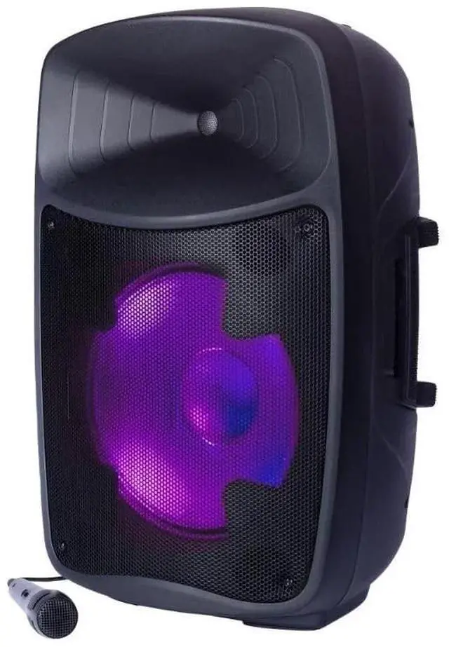 Alt view image 2 of 7 - ION Pro Glow Ultra High-power Speaker System With Premium Wide Sound and Lights
