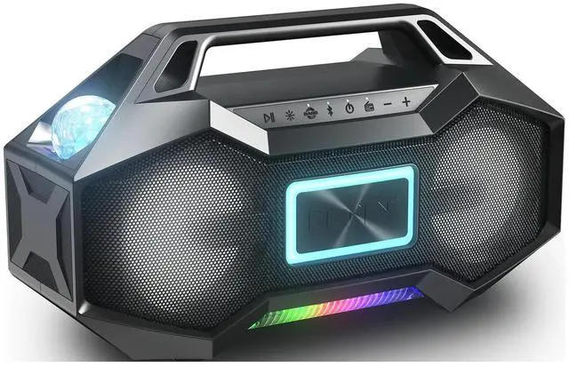 Alt view image 6 of 7 - ION Party Rocker Go High-Power Portable Boombox with Party Starter Lights