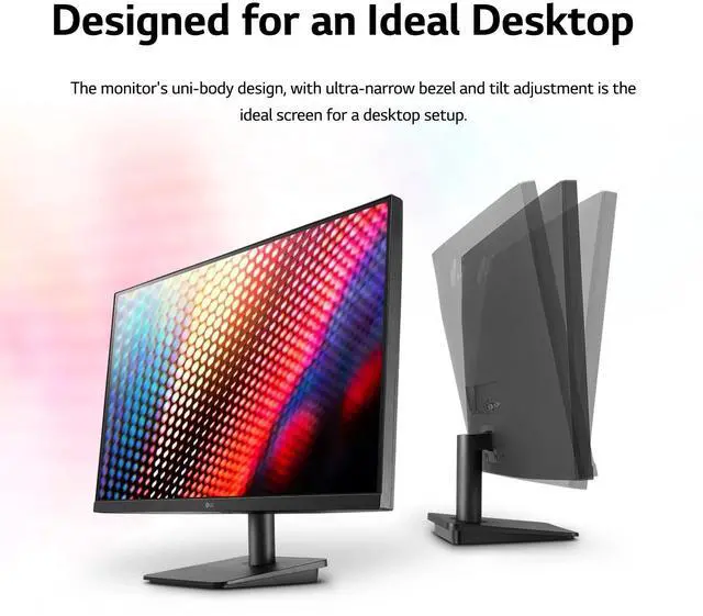 Alt view image 5 of 7 - LG 27MP40W-B 27" FHD IPS Monitor with AMD FreeSync, Black