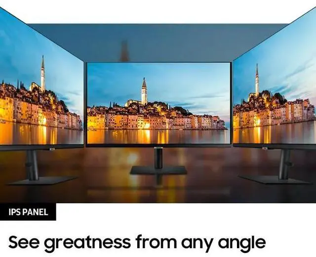 Alt view image 5 of 7 - Samsung ViewFinity S80UA 27" 4K UHD High Resolution Monitor, Black