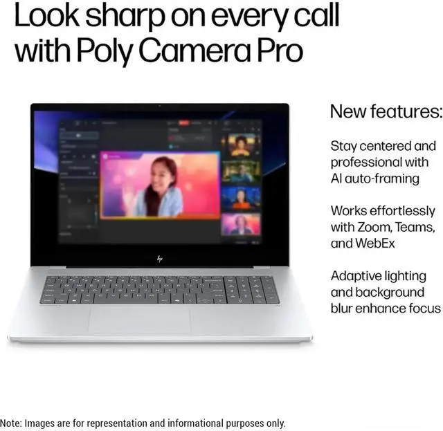 Alt view image 7 of 7 - HP OmniBook X 17.3" FHD Laptop, Intel Core Ultra 7, 16GB, 512GB, Windows 11