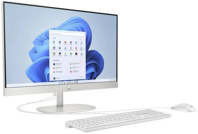 Alt view image 3 of 7 - HP 24-cr0116 23.8" FHD All-in-One PC Intel Processor N200 4GB 128GB Win11H