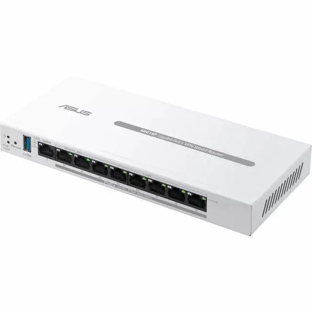 Alt view image 2 of 6 - ASUS ExpertWiFi (EBG19P) Gigabit PoE+ VPN Wired Router