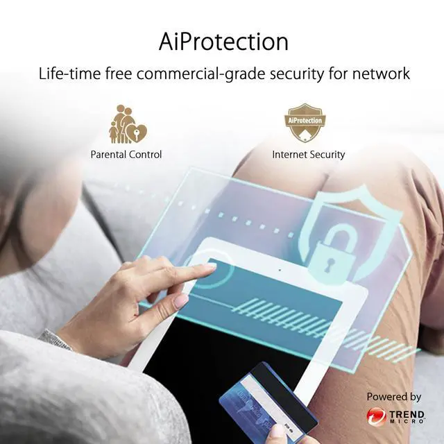 Alt view image 3 of 4 - ASUS ZenWiFi Whole-Home Dual-Band Mesh WiFi 6 System XD6 White - 2 Pack