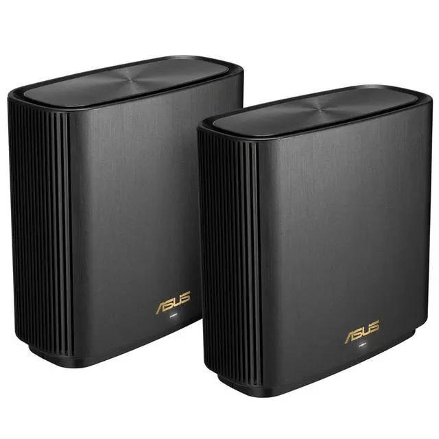 Main image of ASUS ZenWiFi - AX7800 WiFi 6 AiMesh Home Wireless System - Black (2-Pack)
